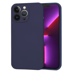 Husa silicon iPhone 13 Pro Techsuit SoftFlex, bleumarin