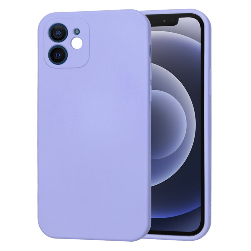 Husa silicon iPhone 12 Techsuit SoftFlex, violet