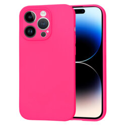 Husa silicon iPhone 14 Pro Techsuit SoftFlex, fucsia