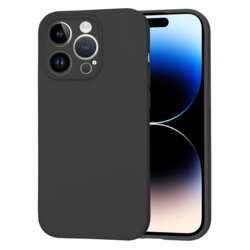 Husa silicon iPhone 14 Pro Techsuit SoftFlex, negru