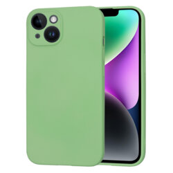 Husa silicon iPhone 14 Techsuit SoftFlex, verde deschis