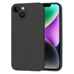 Husa silicon iPhone 14 Techsuit SoftFlex, negru