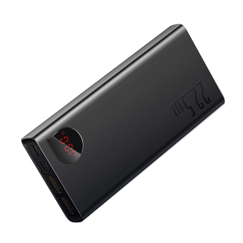 Power bank Baseus, 20000mAh, 22.5W + cablu tip C, 3A, PPAD070101
