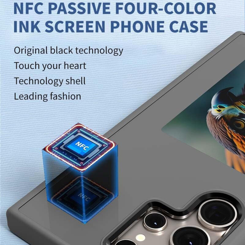 Husa premium Samsung Galaxy S24 Ultra Techsuit SmartScreen NFC, negru