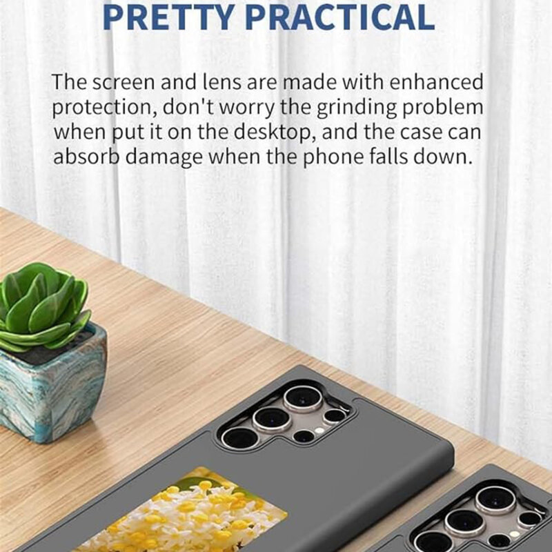 Husa premium Samsung Galaxy S23 Ultra Techsuit SmartScreen NFC, negru