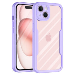 Husa 360° iPhone 15 Techsuit ColorVerse, mov