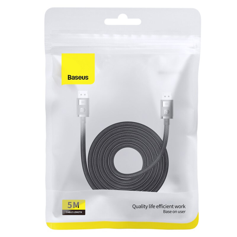 Cablu video DisplayPort 8K@60Hz, 5m Baseus B00633706111-04