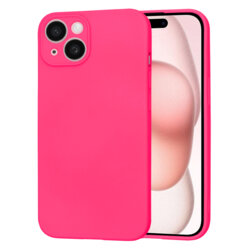 Husa silicon iPhone 15 Techsuit SoftFlex, fucsia