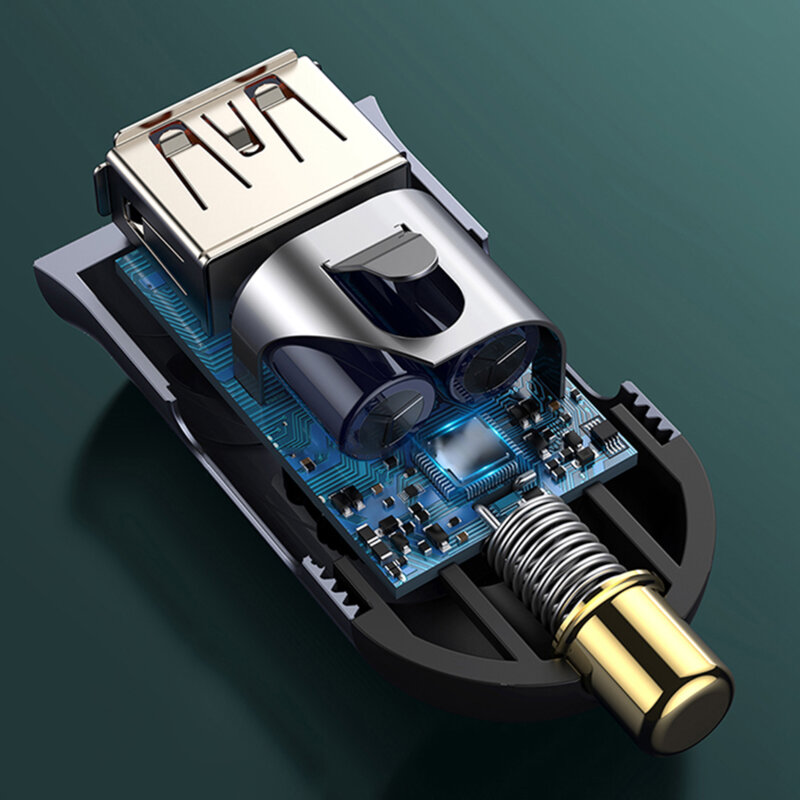 Incarcator auto USB Fast Charge Baseus, 120W, gri, CCBT-B0G