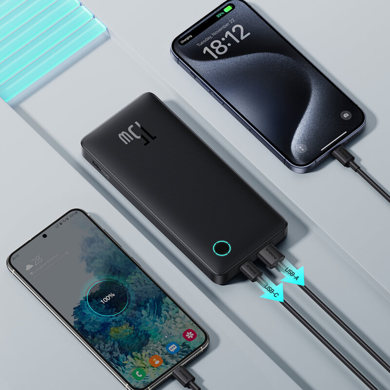 Powerbank USB Type-C Baseus, 15W, 10000mAh, P10067500123-00