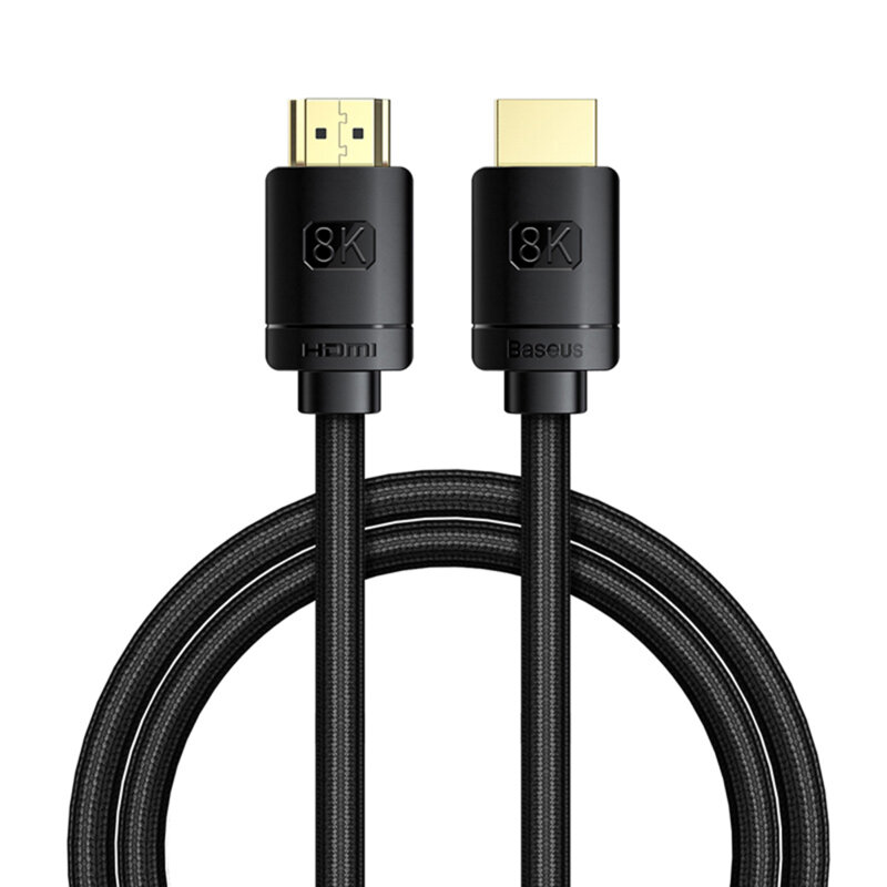Cablu HDMI laptop televizor 8K Baseus, 1m, CAKGQ-J01, negru