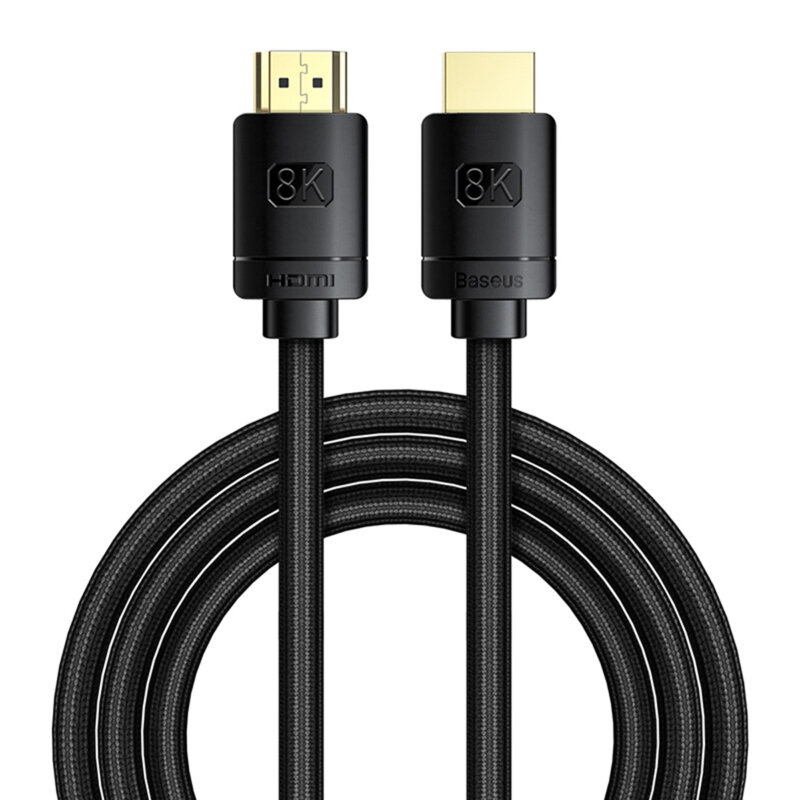 Cablu HDMI laptop televizor 8K Baseus, 2m, CAKGQ-K01, negru