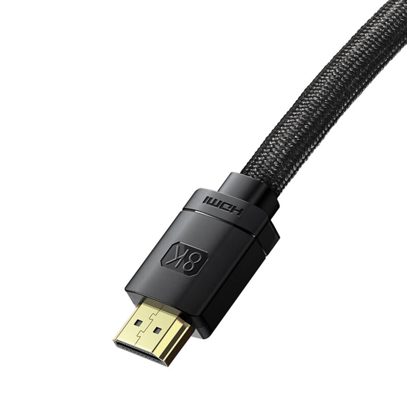 Cablu HDMI laptop televizor 8K Baseus, 2m, CAKGQ-K01, negru