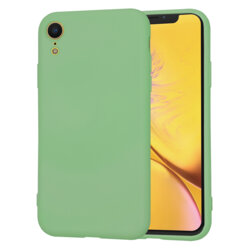 Husa silicon iPhone XR Techsuit SoftFlex, verde deschis