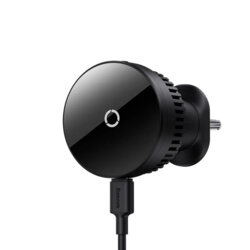 Suport auto cu incarcare wireless Baseus MagPro, 15W, negru