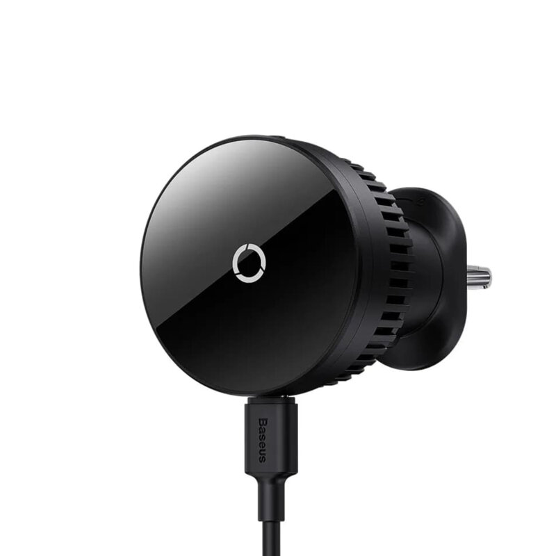 Suport auto cu incarcare wireless Baseus MagPro, 15W, negru