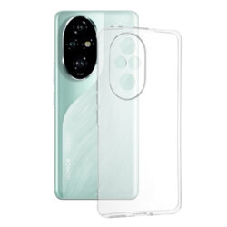 Husa Honor 200 Pro Techsuit Clear Silicone, transparenta