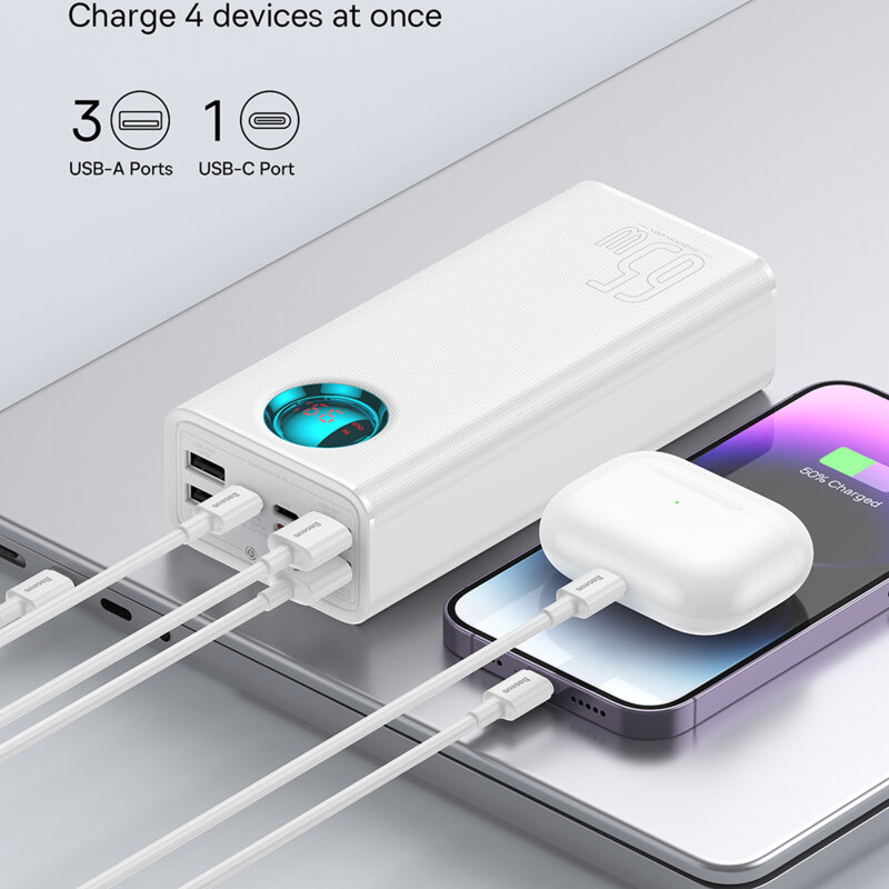 Baterie externa Fast Charging 26800mAh Baseus, 65W, P10022402223-00