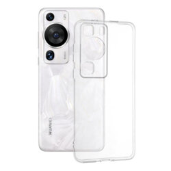 Husa Huawei P60 Pro Techsuit Clear Silicone, transparenta
