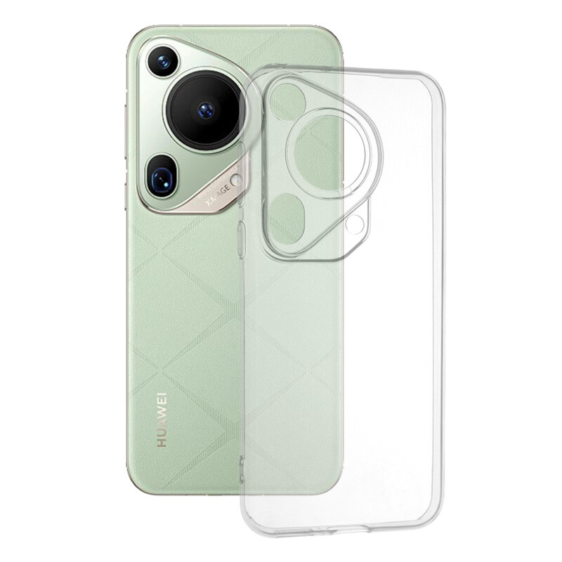 Husa Huawei Pura 70 Ultra Techsuit Clear Silicone, transparenta