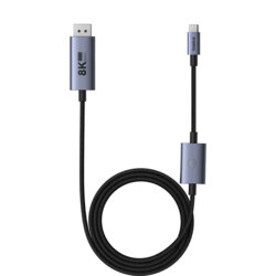 Cablu adaptor Type-C la DP Baseus, 8K, 1.5m, PD100W, B0063370D111-02