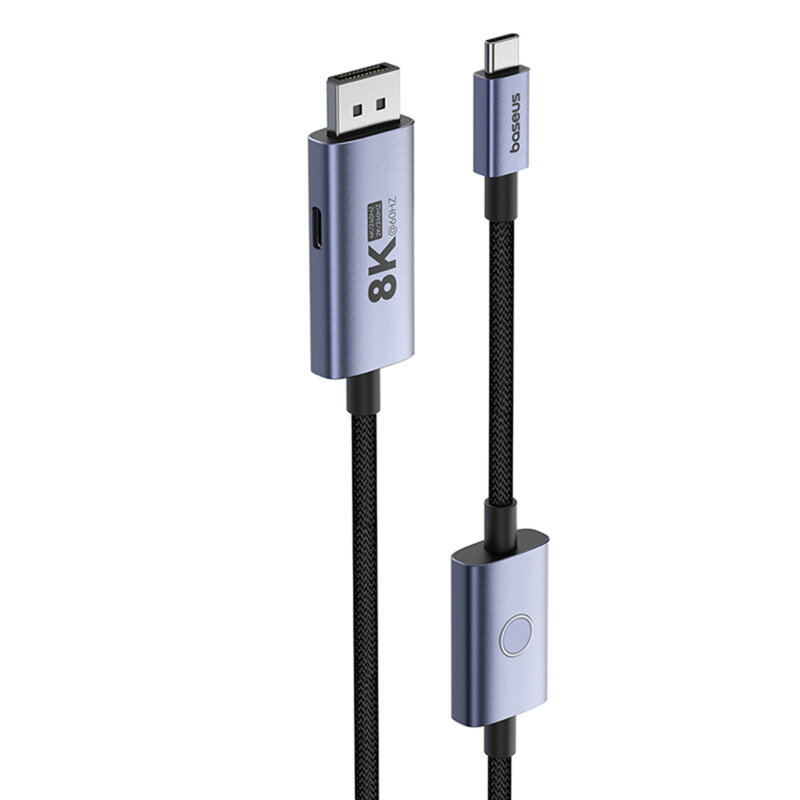 Cablu adaptor Type-C la DP Baseus, 8K, 1.5m, PD100W, B0063370D111-02
