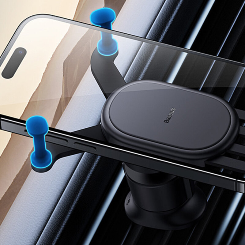 Suport auto pentru grila ventilatie Baseus, negru, SUWX020001