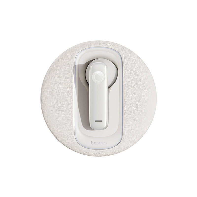 Casca Bluetooth wireless Baseus cu microfon CM10, alb