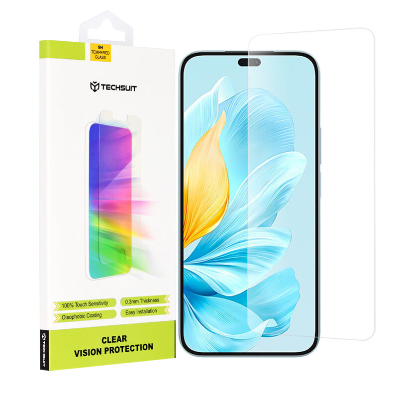 Folie sticla Honor 200 Lite Techsuit Clear Vision Glass, transparenta
