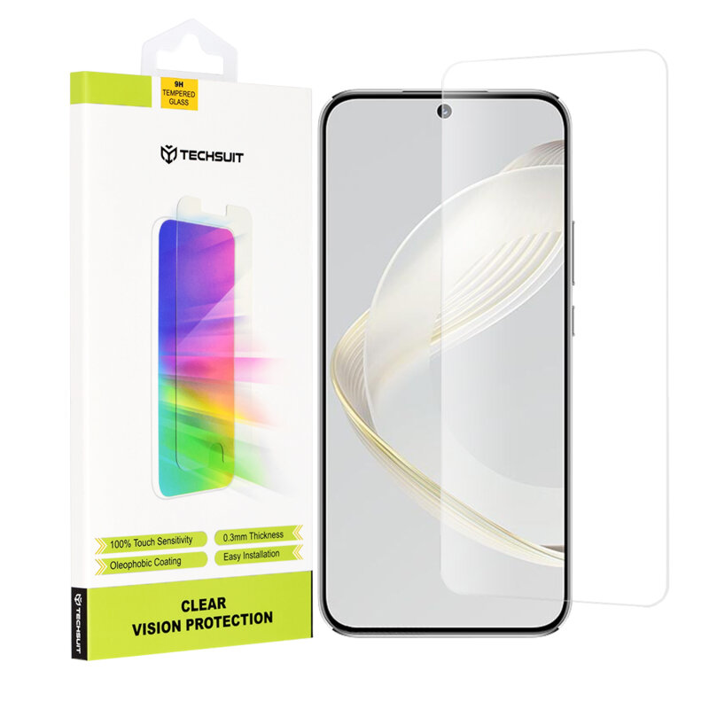 Folie sticla Huawei nova 11 Techsuit Clear Vision Glass, transparenta