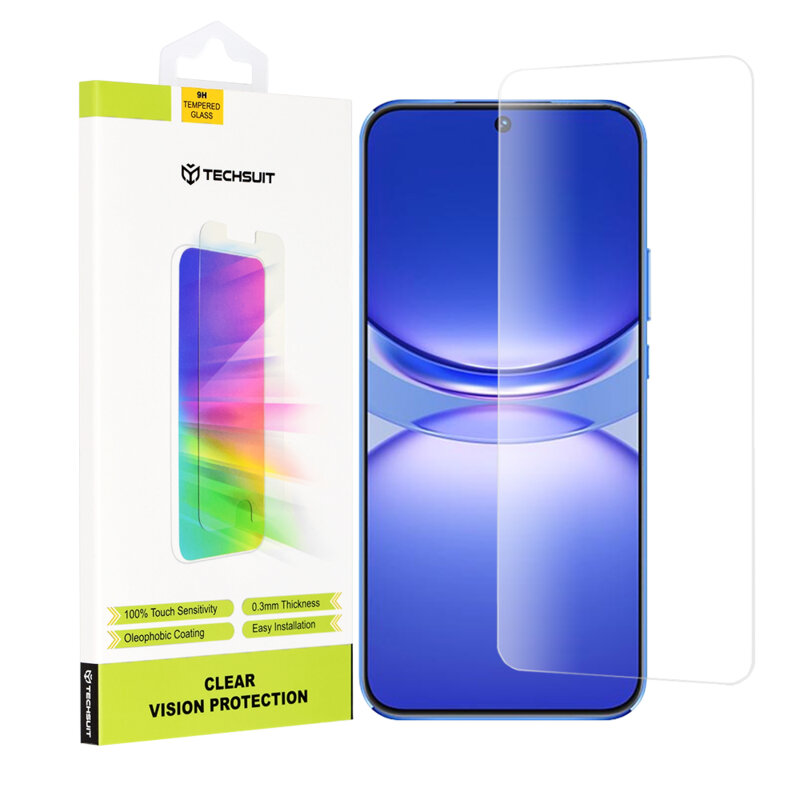 Folie sticla Huawei nova 12s Techsuit Clear Vision Glass, transparenta