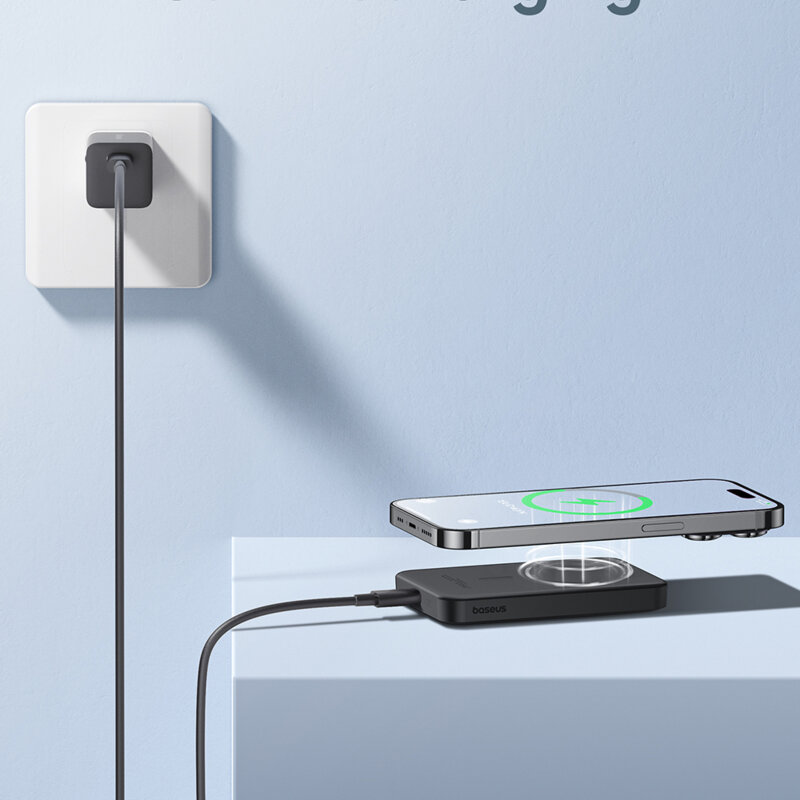 Powerbank wireless MagSafe Baseus, 20W, 5000mAh, P10022107113-00