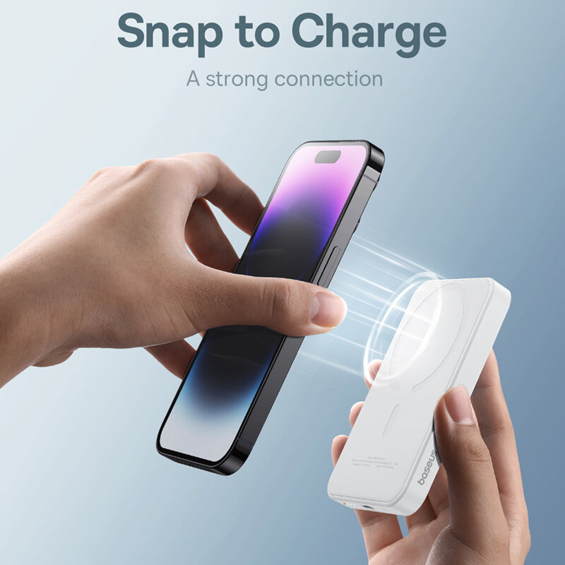 Powerbank wireless MagSafe Baseus, 20W, 5000mAh, P10022107223-00