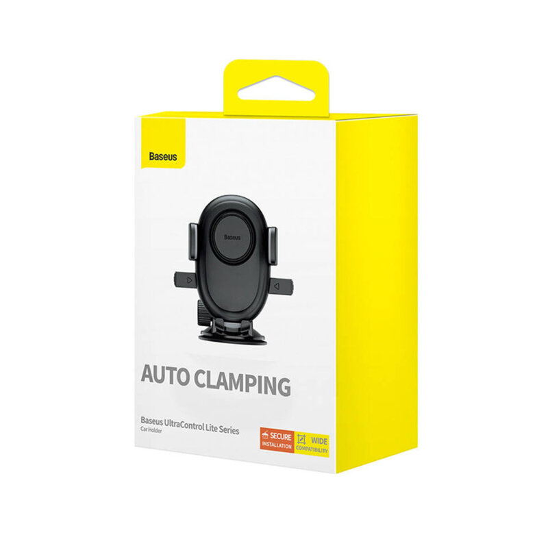 Suport telefon pentru masina Baseus UltraControl Lite, negru
