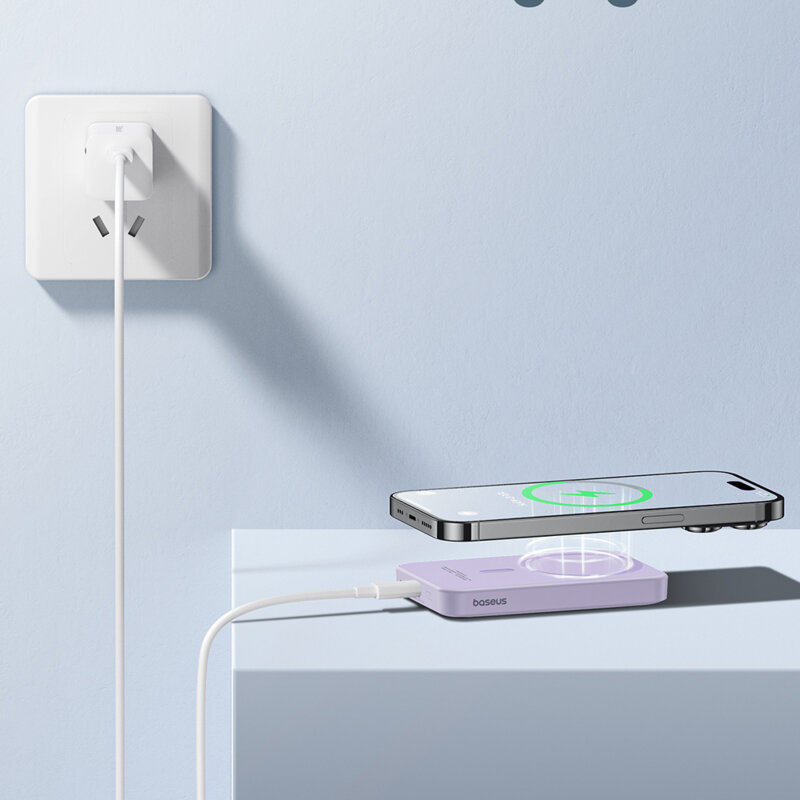 Powerbank wireless MagSafe Baseus, 20W, 5000mAh, P10022107513-00