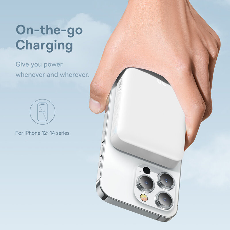 Baterie externa MagSafe telefon Baseus, 10000mAh, PPCX110202