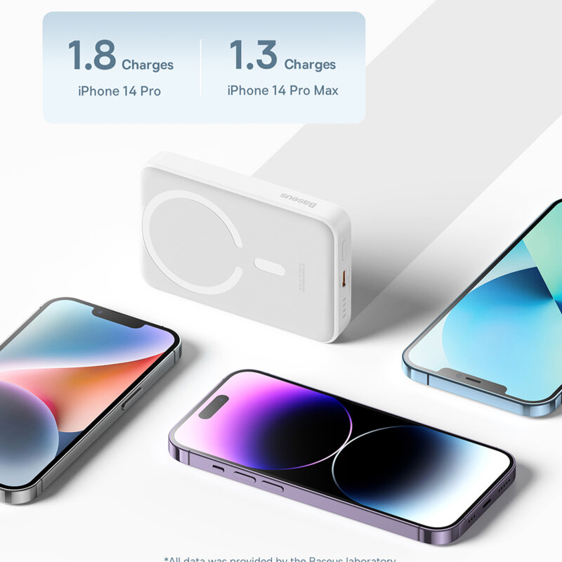 Baterie externa MagSafe telefon Baseus, 10000mAh, PPCX110202