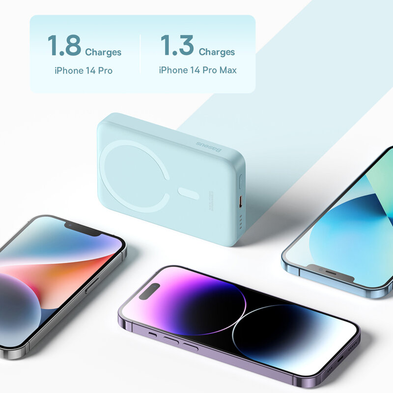 Baterie externa MagSafe telefon Baseus, 10000mAh, PPCX110203