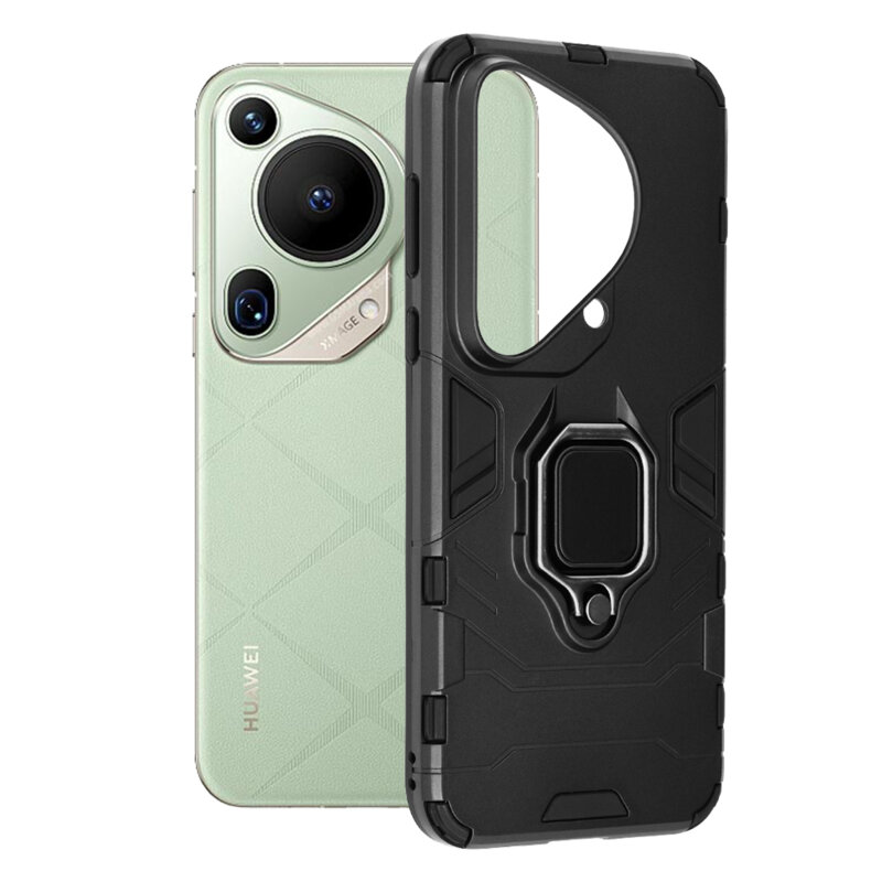 Husa Huawei Pura 70 Ultra Techsuit Silicone Shield, negru