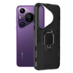 Husa Huawei Pura 70 Pro Techsuit Silicone Shield, negru