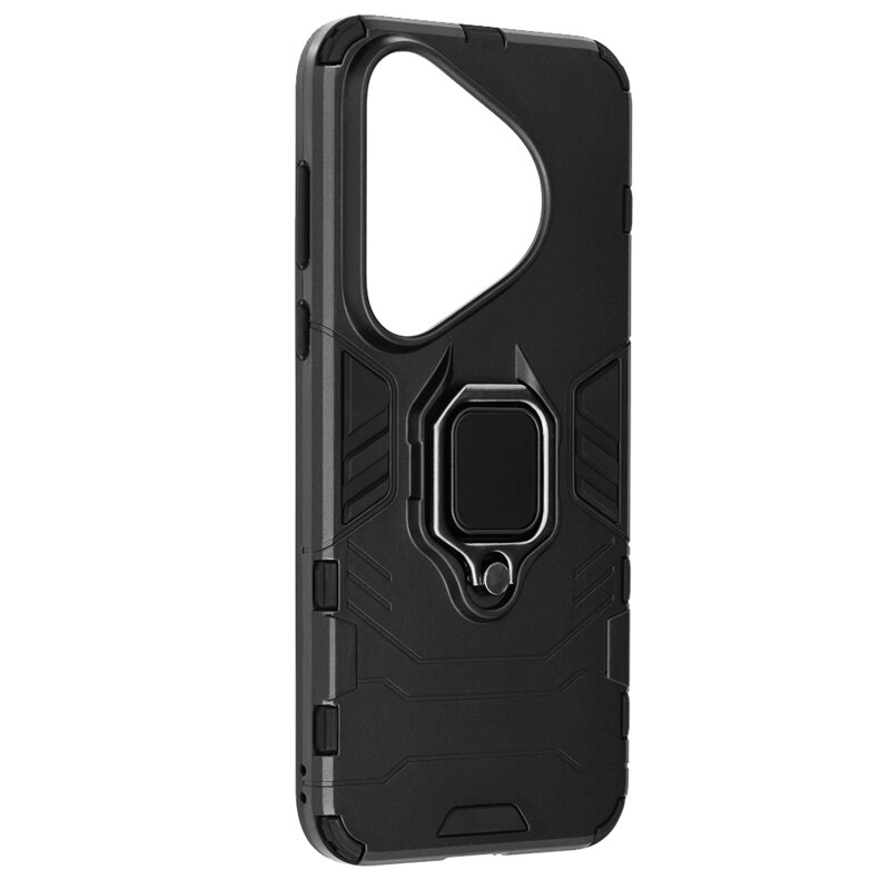 Husa Huawei Pura 70 Pro Techsuit Silicone Shield, negru