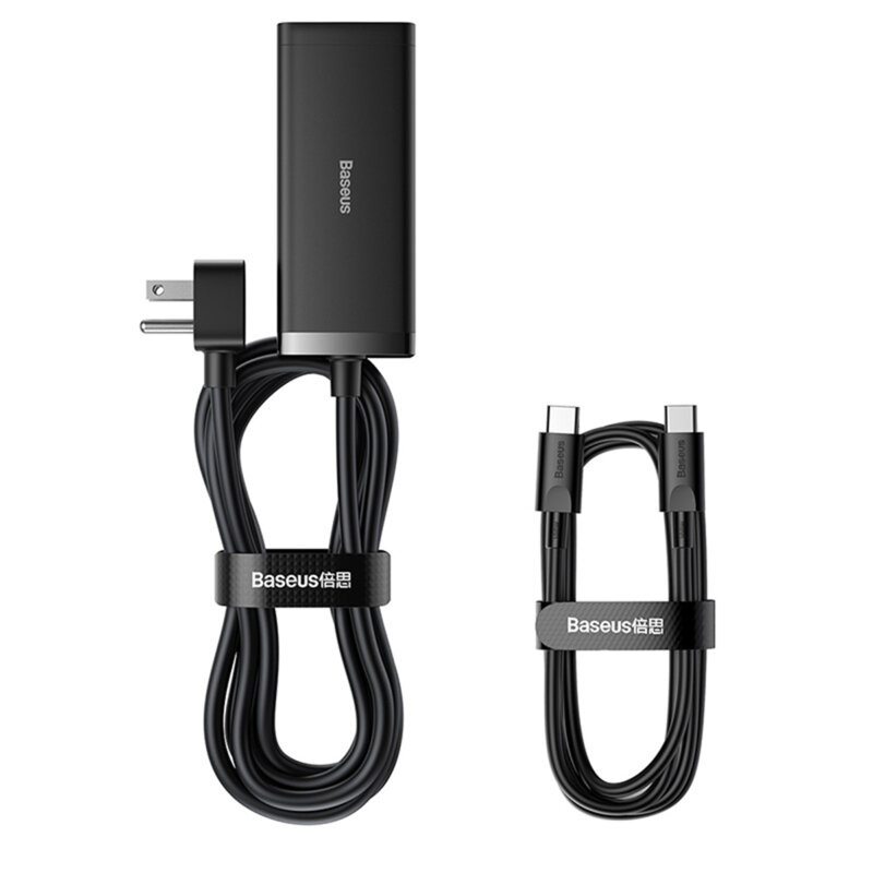 Incarcator US/Cablu de alimentare GaN3 Pro 100W + cablu Type-C Baseus PSZM000201