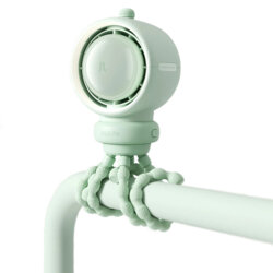 Mini ventilator portabil carucior JisuLife, verde, Life2S