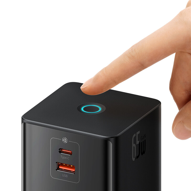 Incarcator US 65W, cablu de alimentare 65W Baseus PSLR000101