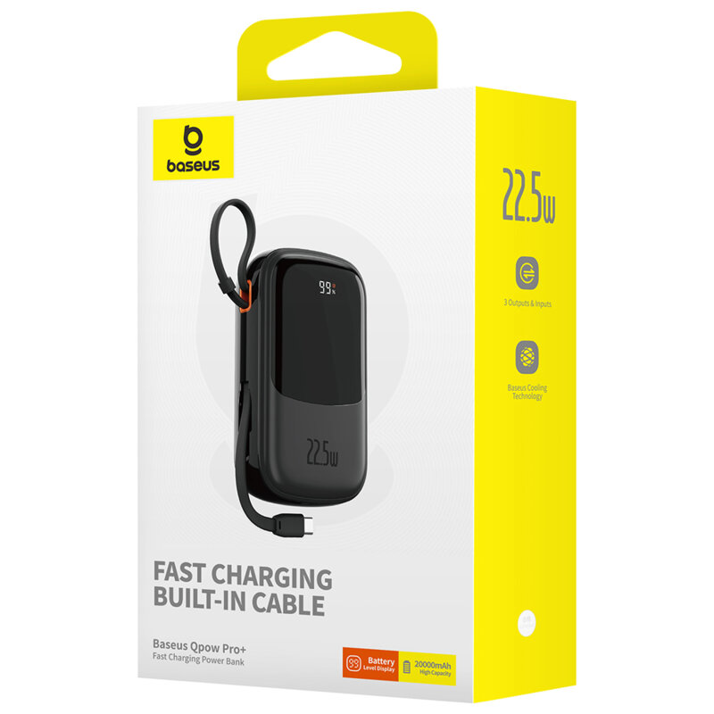 Baterie externa, power bank 20000mAh Baseus, 22.5W, P10067103113-00