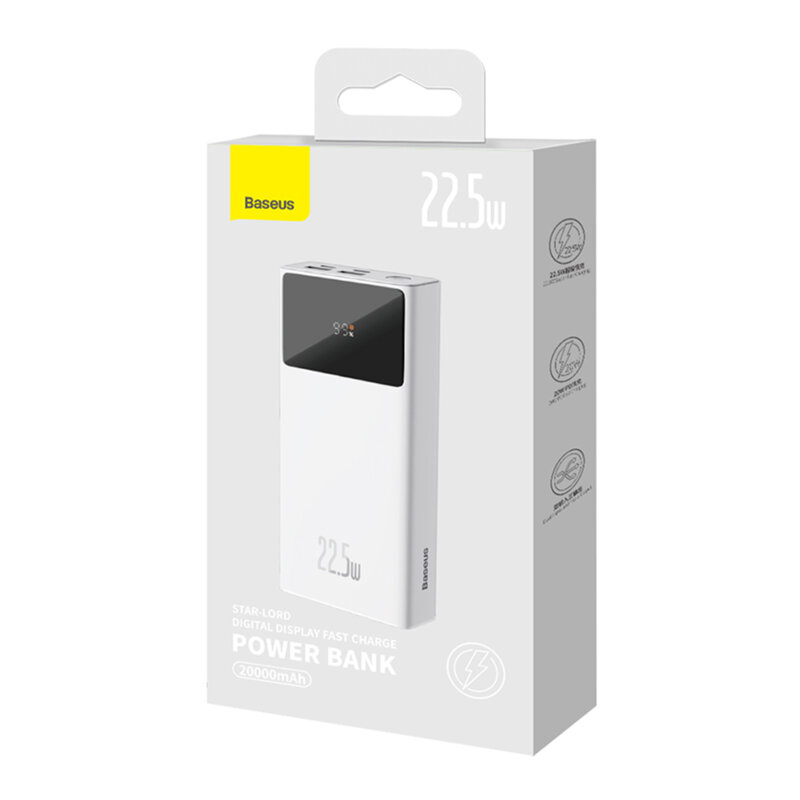 Powerbank USB Type-C, Micro-USB Baseus, 30000mAh, PPXJ080102