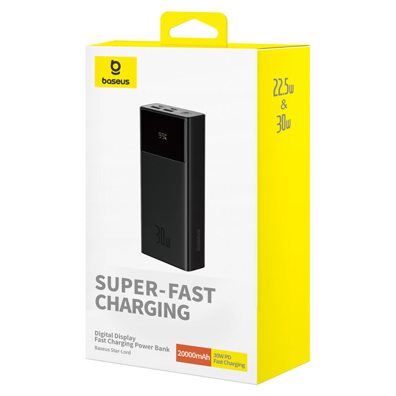 Powerbank USB Type-C, Micro-USB Baseus, 20000mAh, P10022904113-00