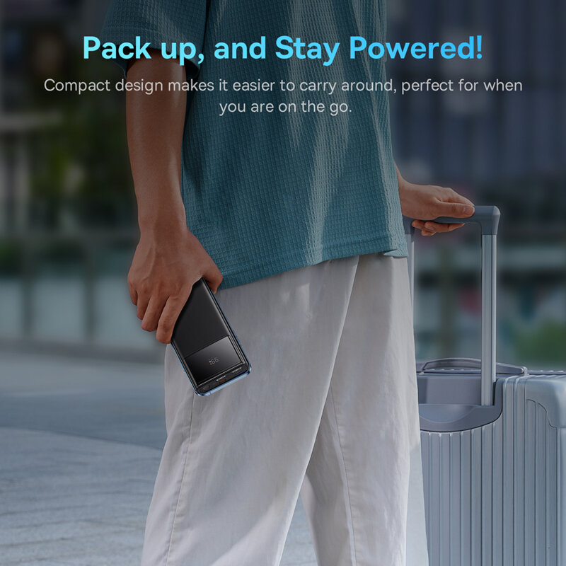 Powerbank 10000mAh, USB Type-C, Micro-USB Baseus, PPXJ100001