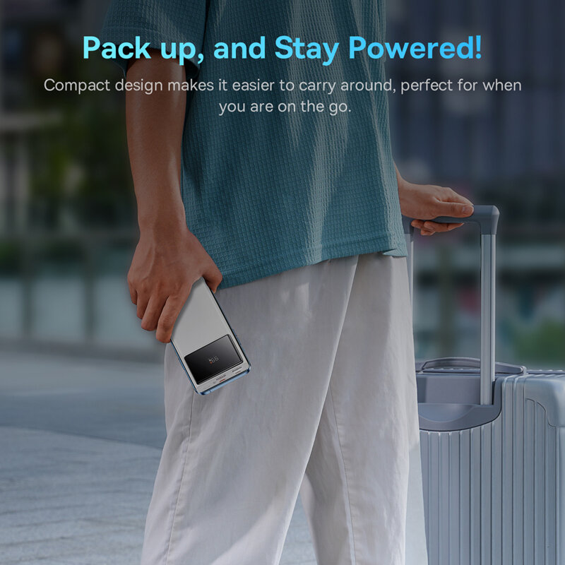 Powerbank 10000mAh, USB Type-C, Micro-USB Baseus, PPXJ100002