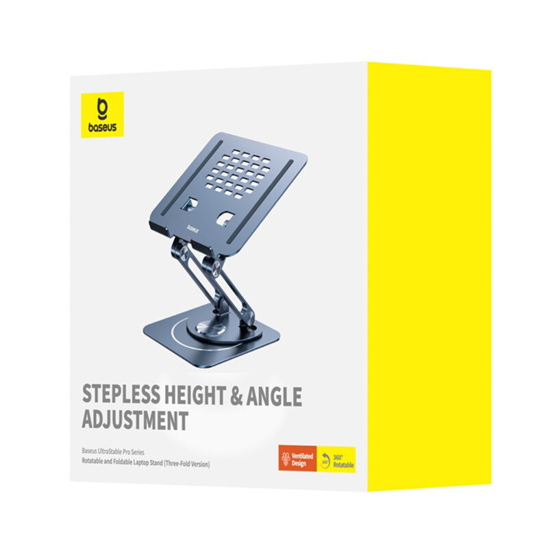 Suport laptop pentru birou Baseus, gri, B10059900811-01